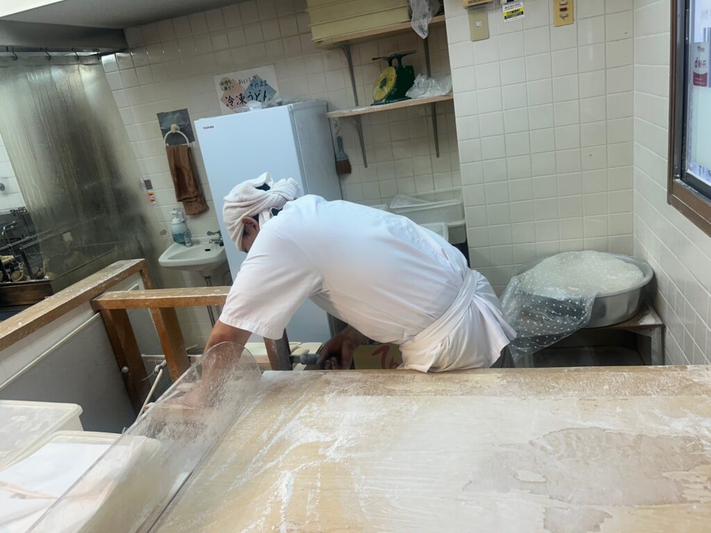 釜揚げうどん　一心　＊長居の手打ちうどん名店