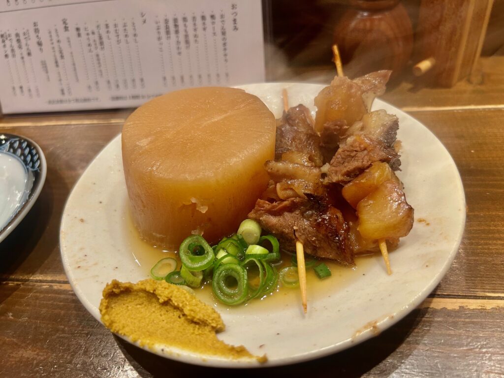 おでん　まる米　＊天下茶屋の超人気店