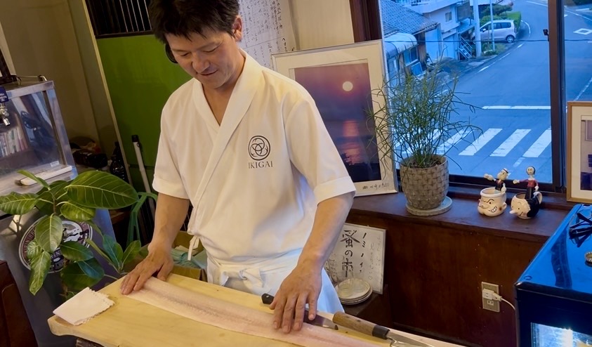 愛媛紀行　7月　①　＊史上初、鱧の7枚下ろし